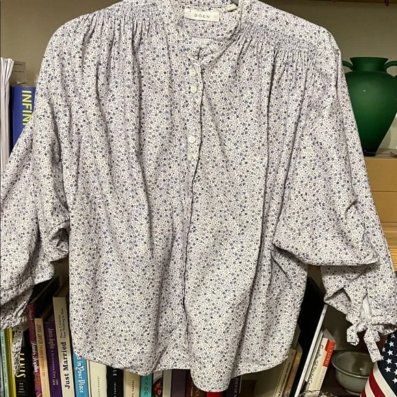 Doen O'Keefe Top in Cream California Wildflower - Good Pre-Loved Condition - Picture 3 of 7